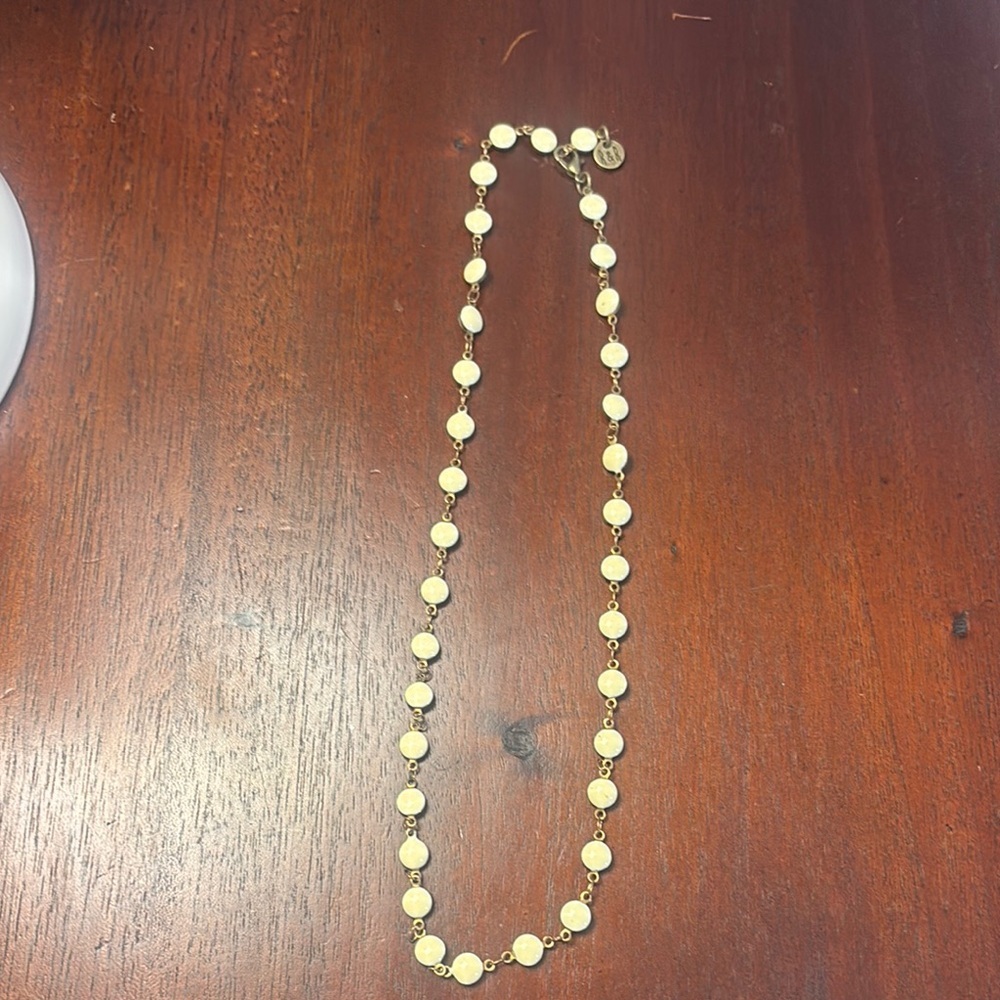 Chic Cream Beaded Necklace